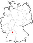 Karte Hardthausen am Kocher